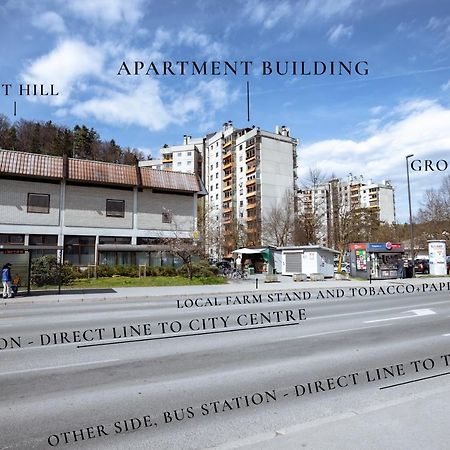 Elegant 1-Bedroom Apartment Near Hill Forest 류블랴나 외부 사진